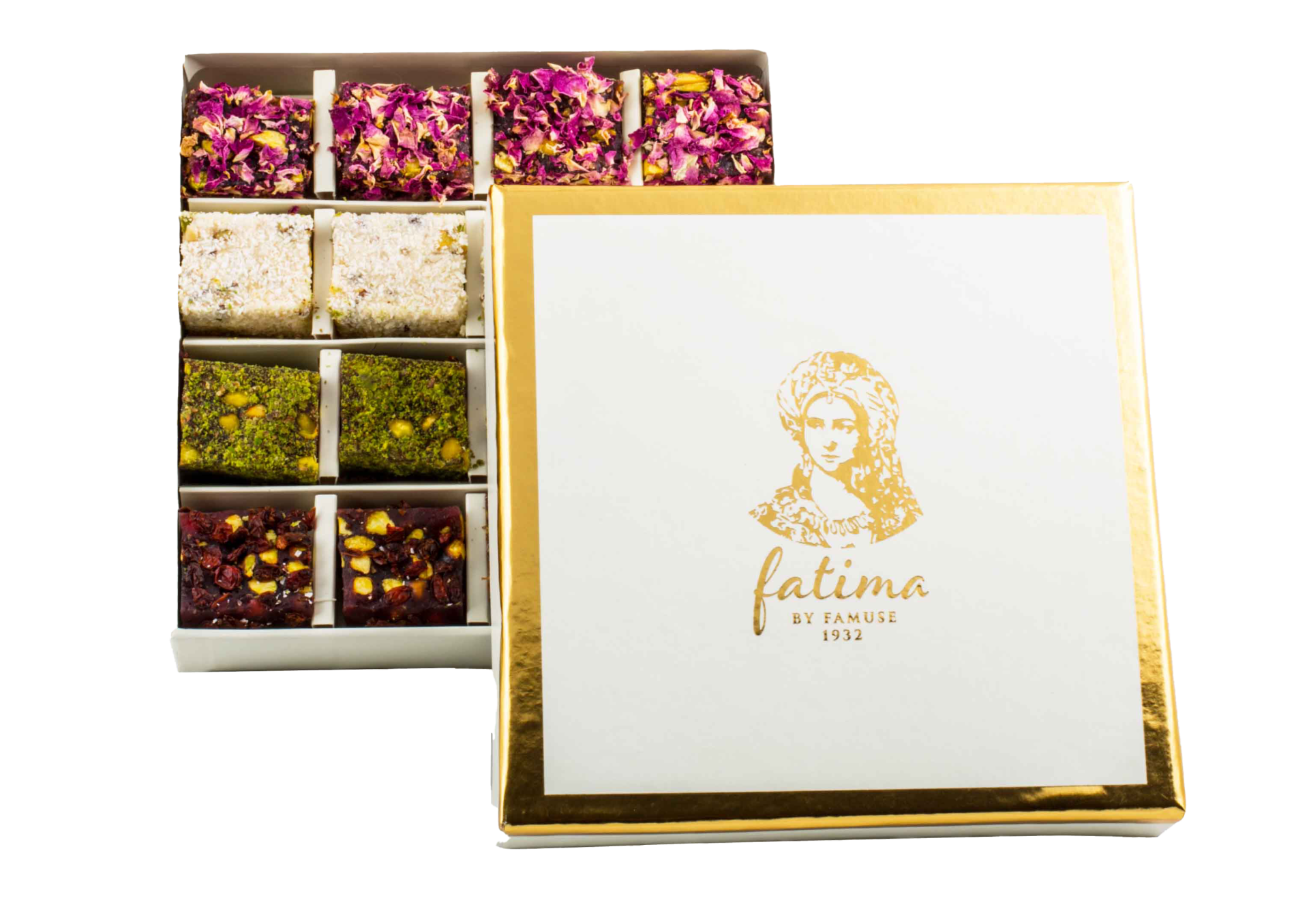 Fatima Gold Orta Kutu Lokum Şöleni