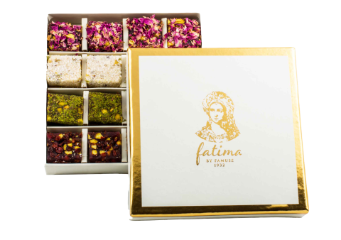 Fatima Gold Middle Box Turkish Delight Feast