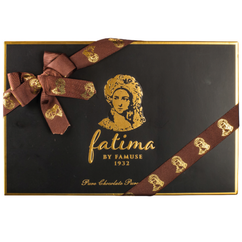 Fatima Enise Siyah Büyük Kutu Lokum Şöleni