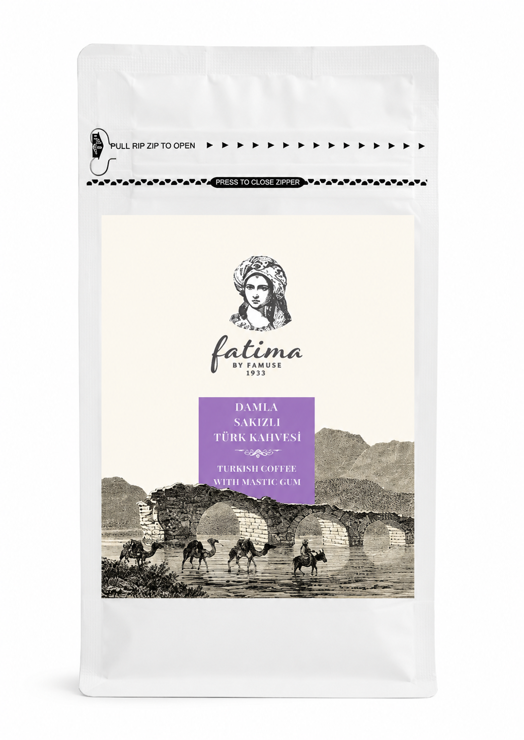 Fatima Turkish Coffee with Mastic Gum 250g – Aegean Breeze
