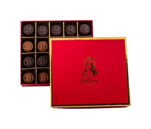 Fatima Büyük Kırmızı Kutu Çikolata