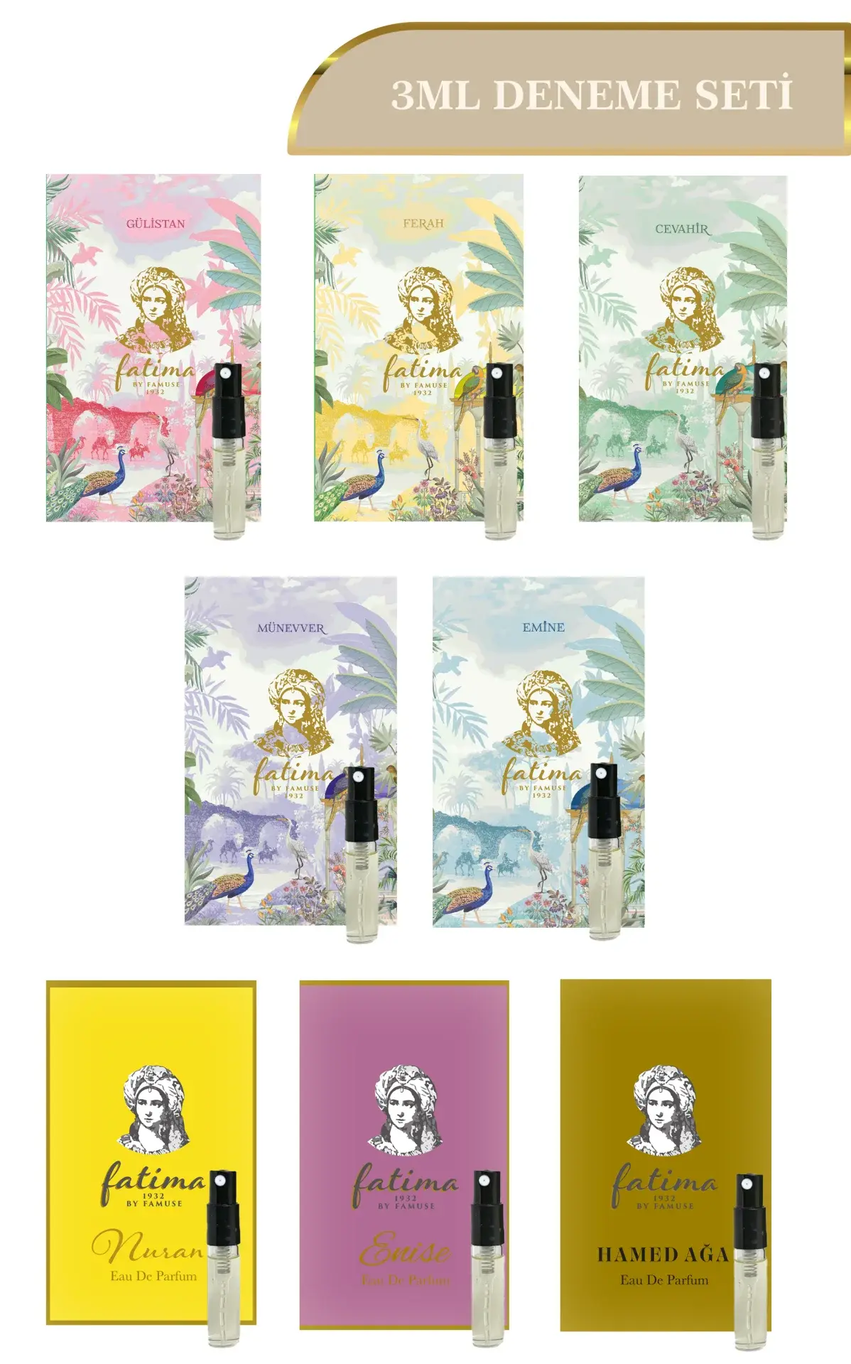 3ml Deneme Seti (8 adet)